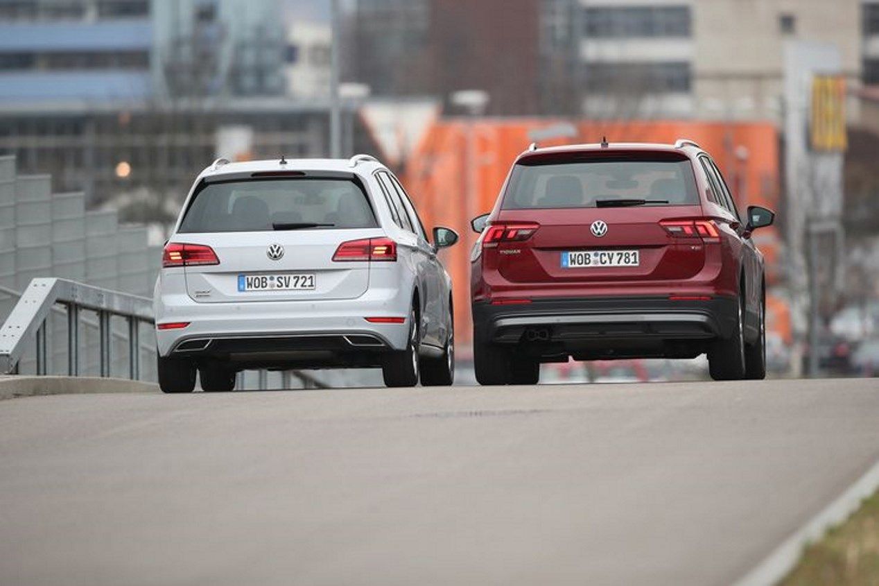 Comparativa: VW Golf Sportsvan 1.5 TSI vs VW Tiguan 1.4 TSI