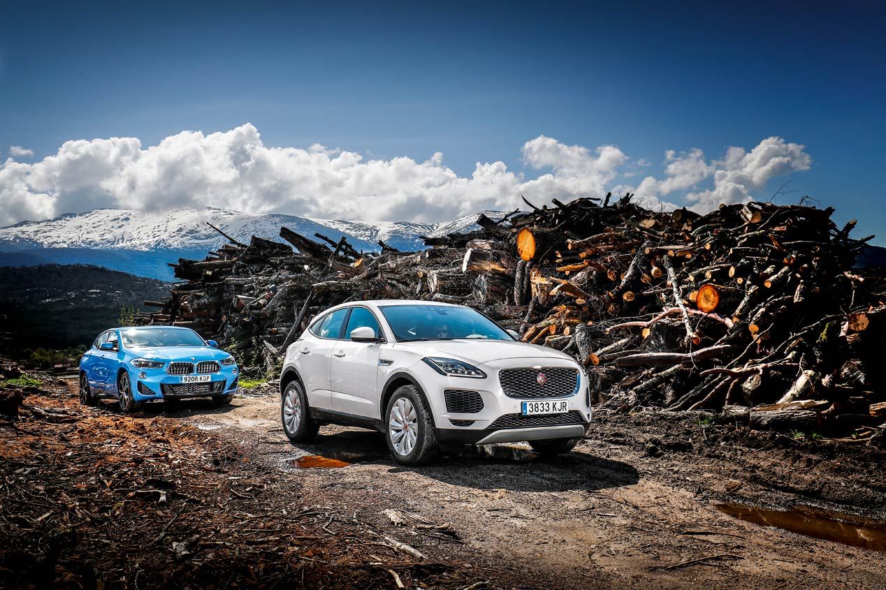 Comparativa: BMW X2 XDrive20DA vs Jaguar E-Pace 2.0D 4WD