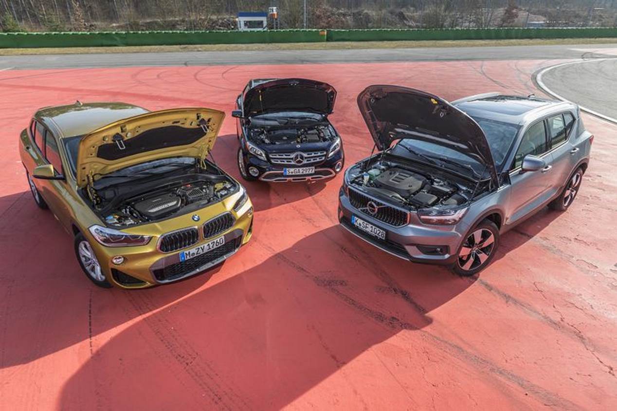 Comparativa SUV: BMW X2 20d vs Mercedes GLA 220d vs Volvo XC40 D4
