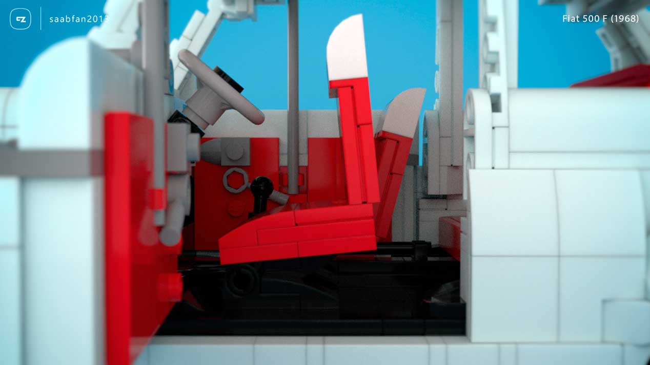 Un Fiat 500 como nunca lo habías visto... ¡De Lego!