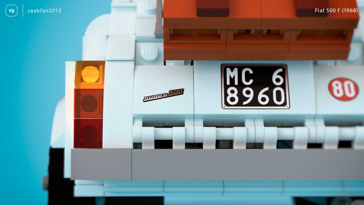 Un Fiat 500 como nunca lo habías visto... ¡De Lego!