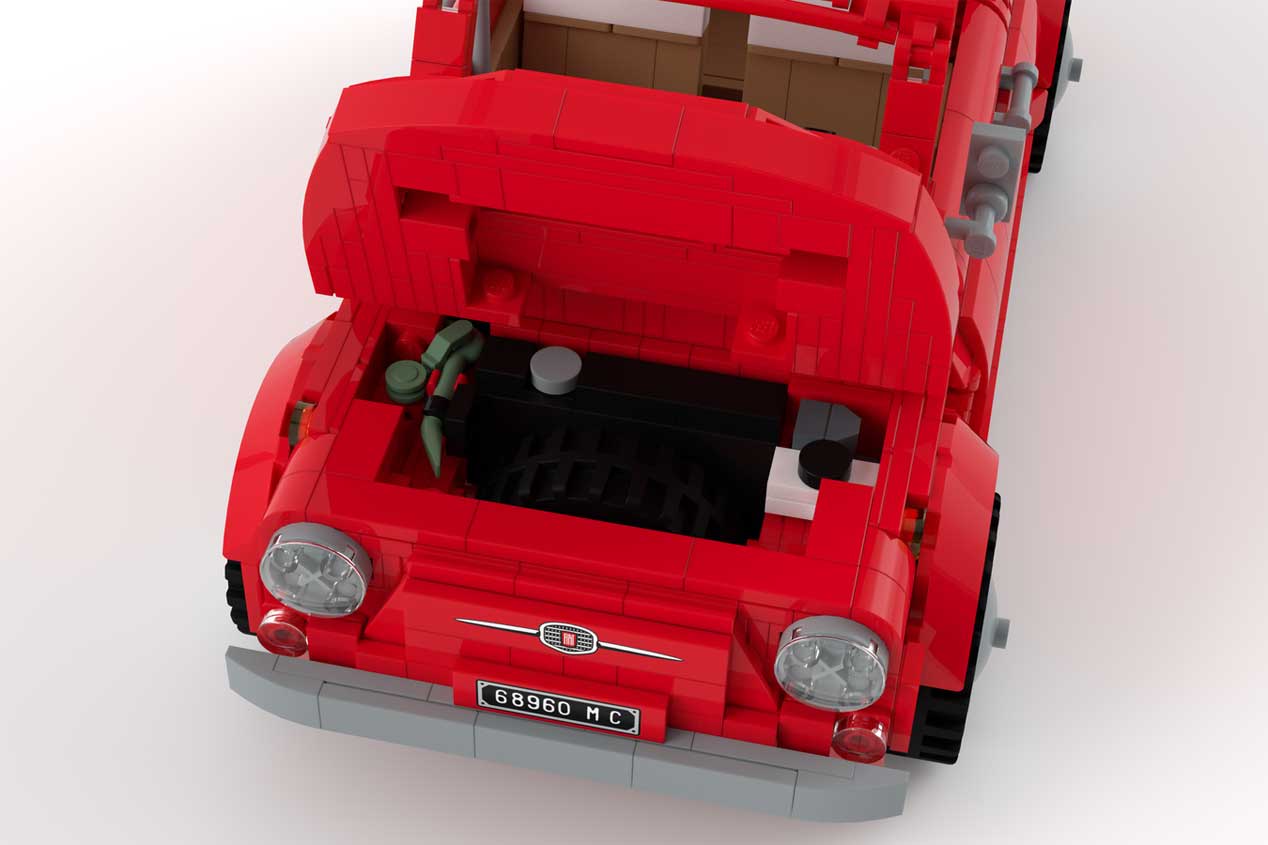 Un Fiat 500 como nunca lo habías visto... ¡De Lego!