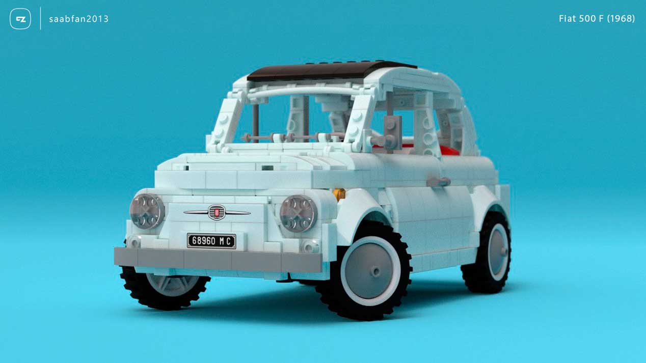 Un Fiat 500 como nunca lo habías visto... ¡De Lego!