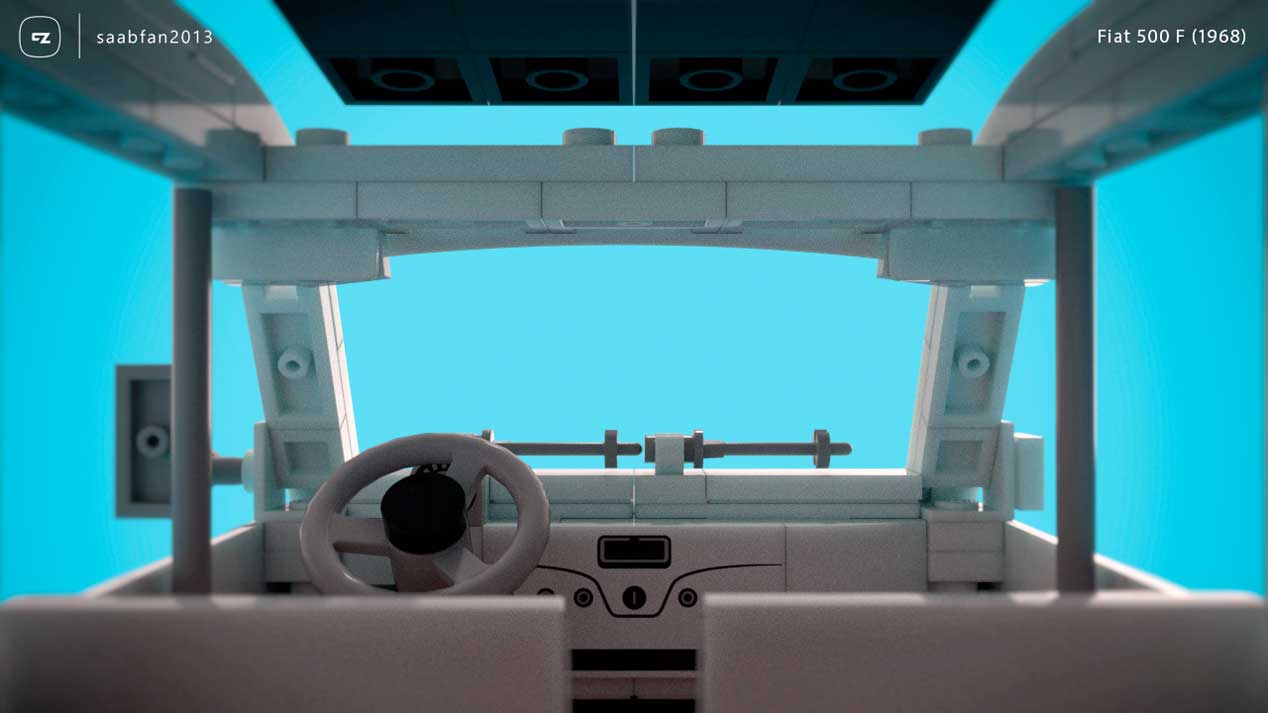 Un Fiat 500 como nunca lo habías visto... ¡De Lego!