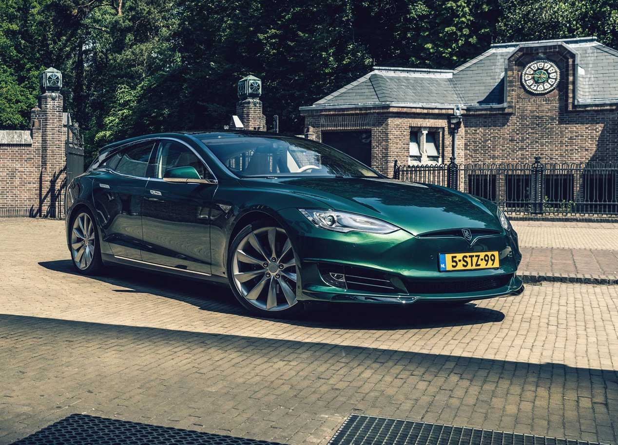 ¿Un Tesla familiar? Así es el Model S Shooting Brake