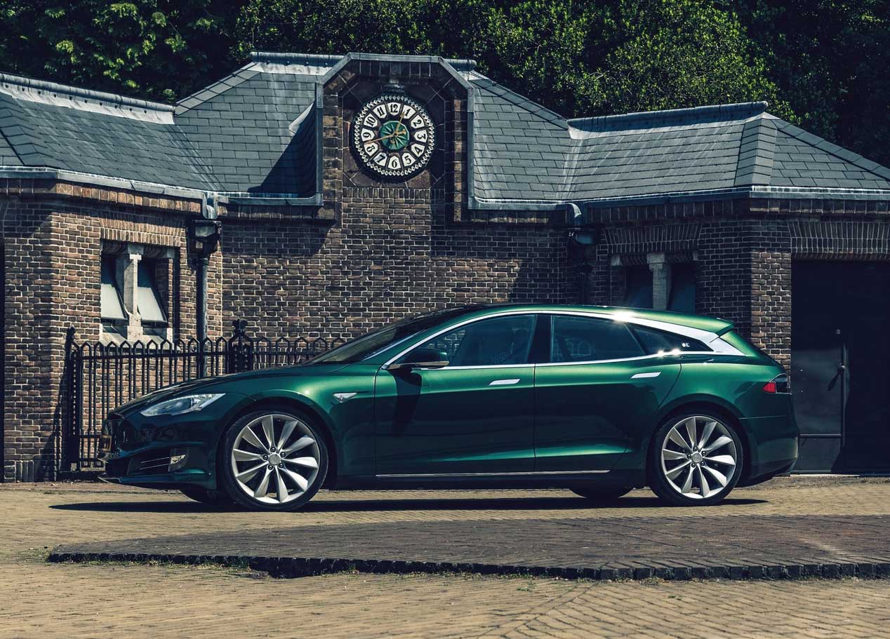 ¿Un Tesla familiar? Así es el Model S Shooting Brake