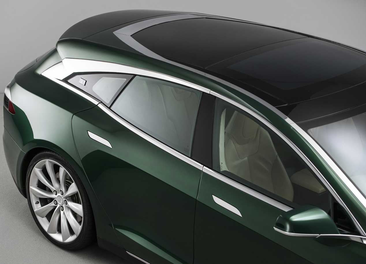 ¿Un Tesla familiar? Así es el Model S Shooting Brake