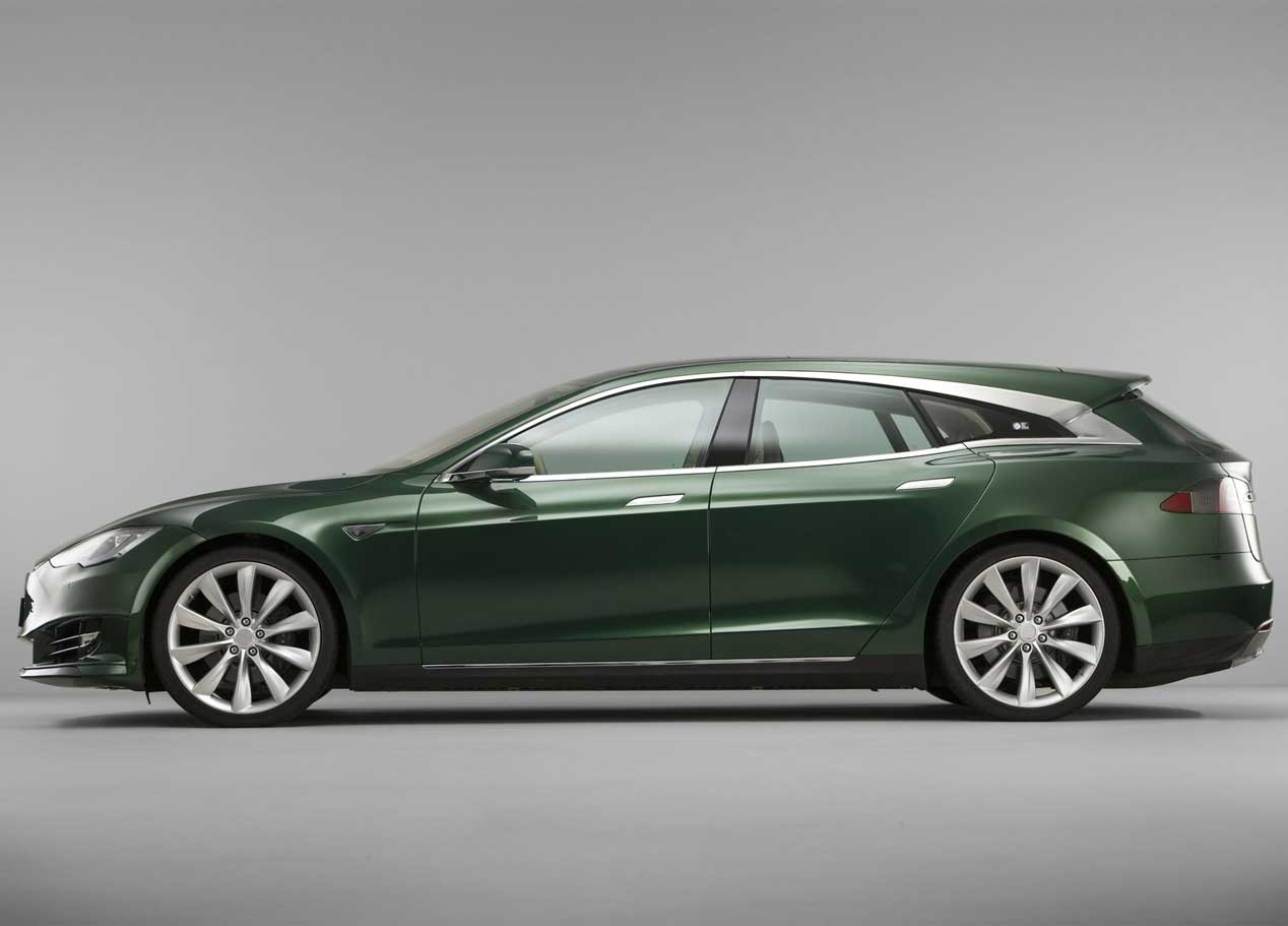 ¿Un Tesla familiar? Así es el Model S Shooting Brake