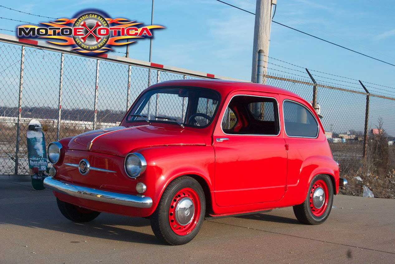 Motor rotativo, 220 CV, 600 kg de peso... ¡En un Fiat 600!