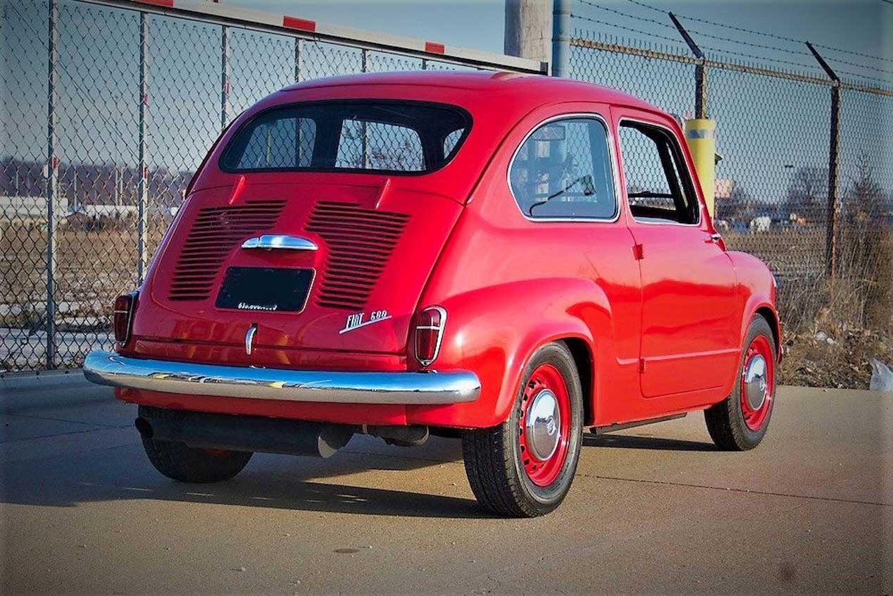 Motor rotativo, 220 CV, 600 kg de peso... ¡En un Fiat 600!