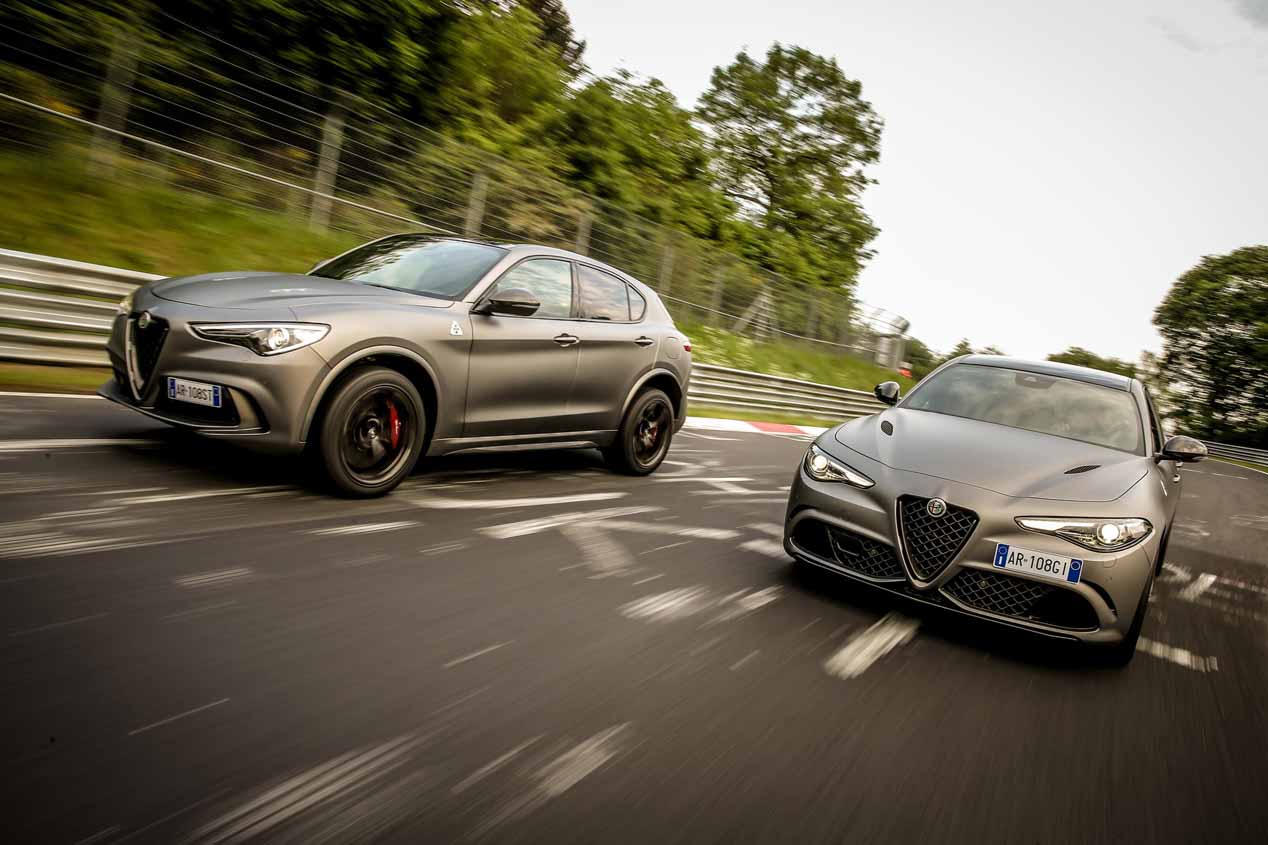 Alfa Romeo Giulia y Stelvio Quadrifoglio NRING, en imágenes