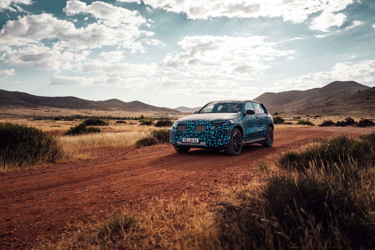 Mercedes EQC, su primer SUV eléctrico de pruebas por Almería