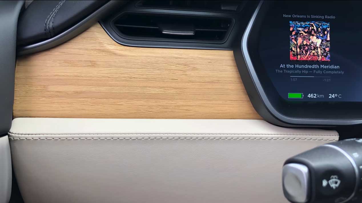 Así es el interior de un Tesla Model S P100D