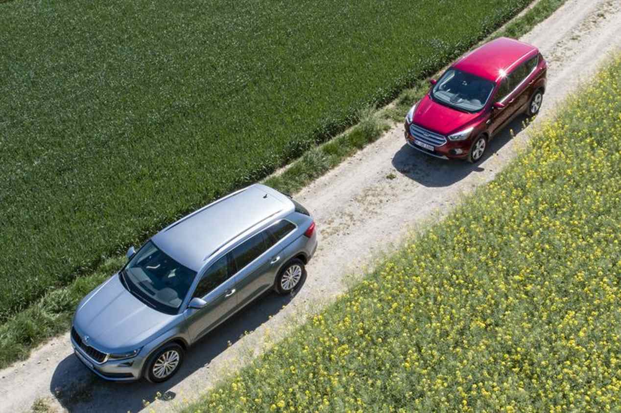 Comparativa: Ford Kuga 2.0 TDCI vs Skoda Kodiaq 2.0 TDI