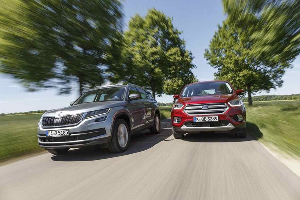 Comparativa: Ford Kuga 2.0 TDCI vs Skoda Kodiaq 2.0 TDI