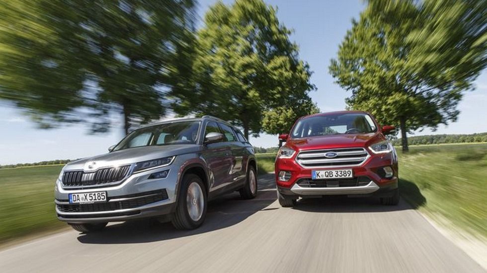 Gran comparativa SUV: Ford Kuga 2.0 TDCi 4x4 vs Skoda Kodiaq 2.0 TDI 4x4 