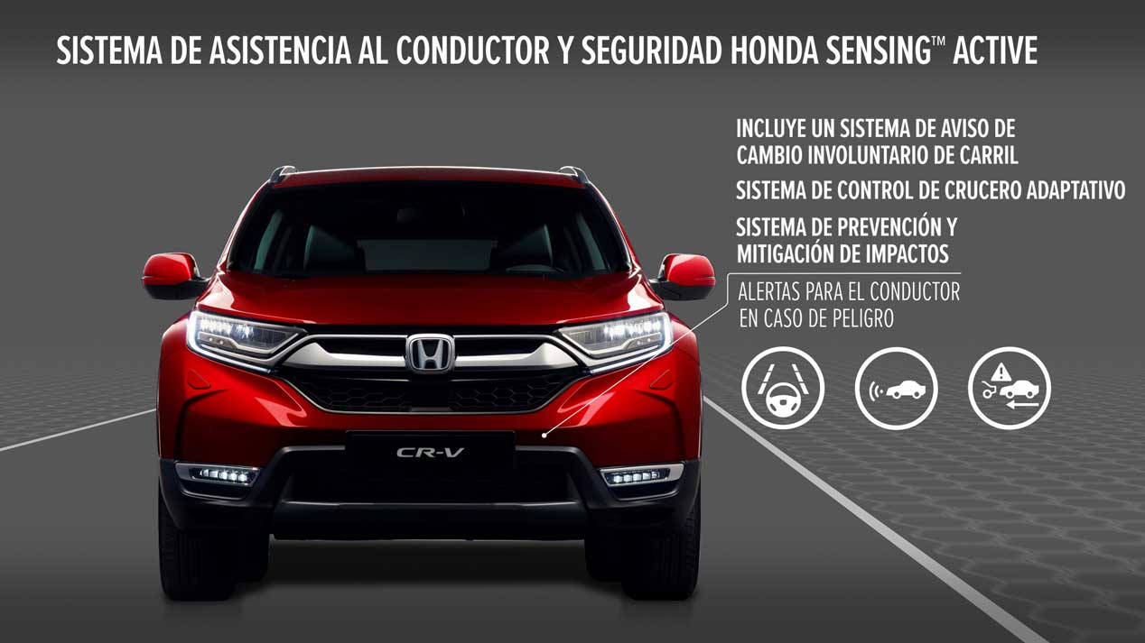 Honda CR-V, con llegada en otoño, el SUV nos muestra su tecnología