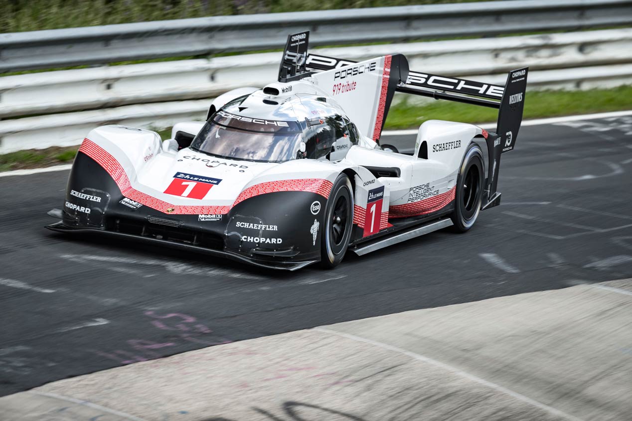 Porsche pulveriza el récord de vuelta rápida en Nürburgring con el 919 Hybrid Evo