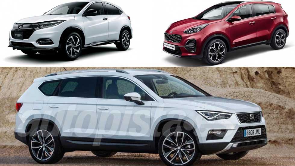 Honda HR-V 2019, Kia Sportage 2018 y Seat Tarraco: ¿los nuevos líderes SUV?