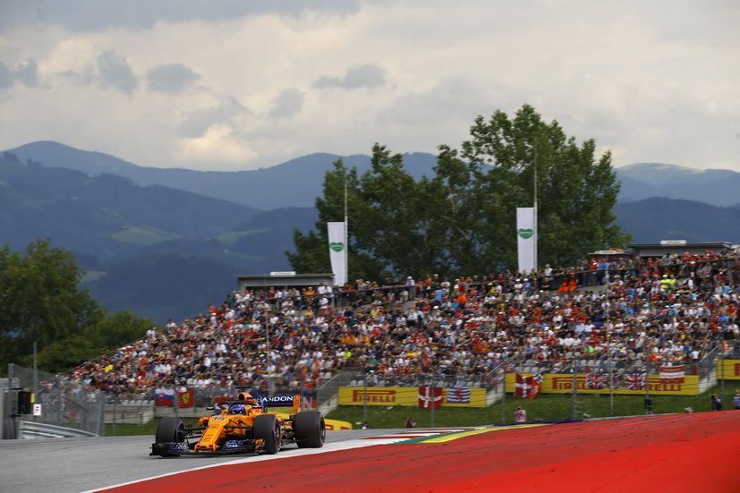 GP de Austria: impresionante remontada de Alonso: del pit lane al 8º lugar