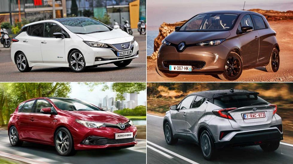 Los coches híbridos y eléctricos más vendidos del mercado