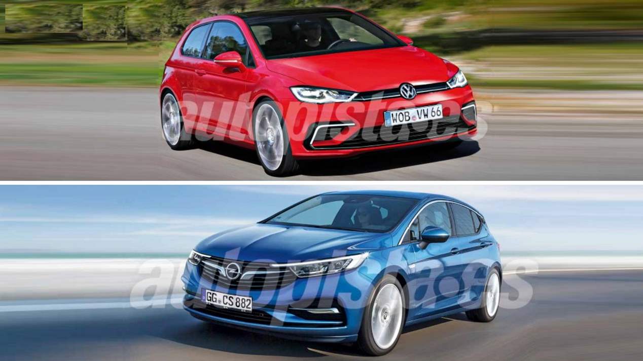 Opel Astra 2019 vs VW Golf 2019: los compactos que vienen
