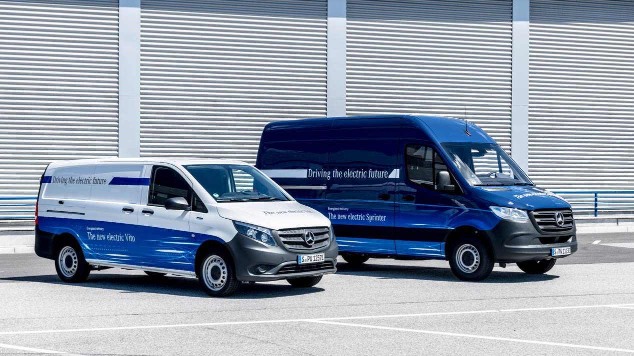 Así son las nuevas Mercedes Vito y Sprinter eléctricas