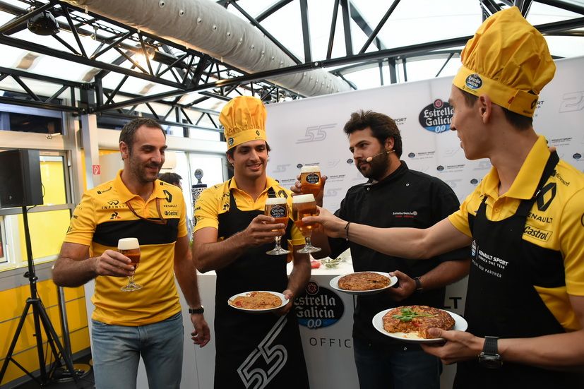GP de Gran Bretaña: el cocinero Carlos Sainz