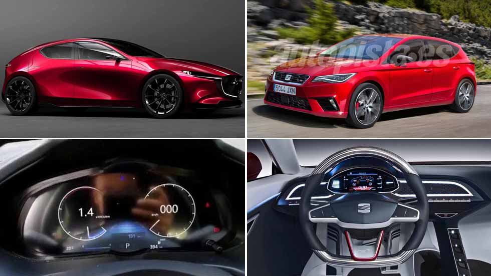 Nuevos Mazda3 y Seat León 2019: ¡a por el Golf VIII!