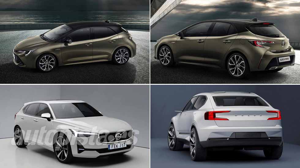 Toyota Auris y Volvo V40 2019: todas las claves de los nuevos dos compactos