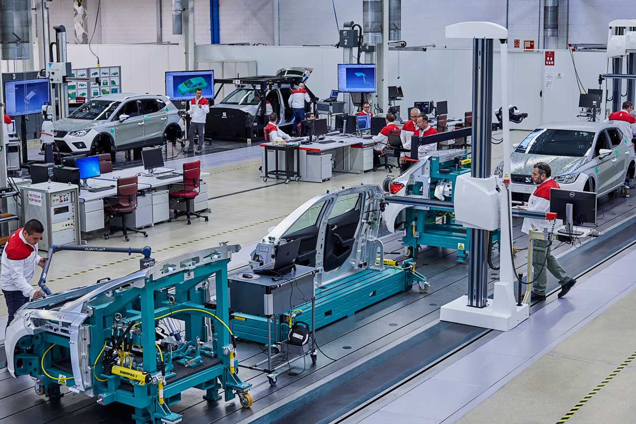 Un paseo por la fábrica de Seat en Martorell, las mejores imágenes
