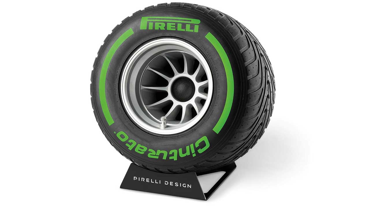 ¿Una rueda de F1 en tu casa? Sí, con función de altavoz