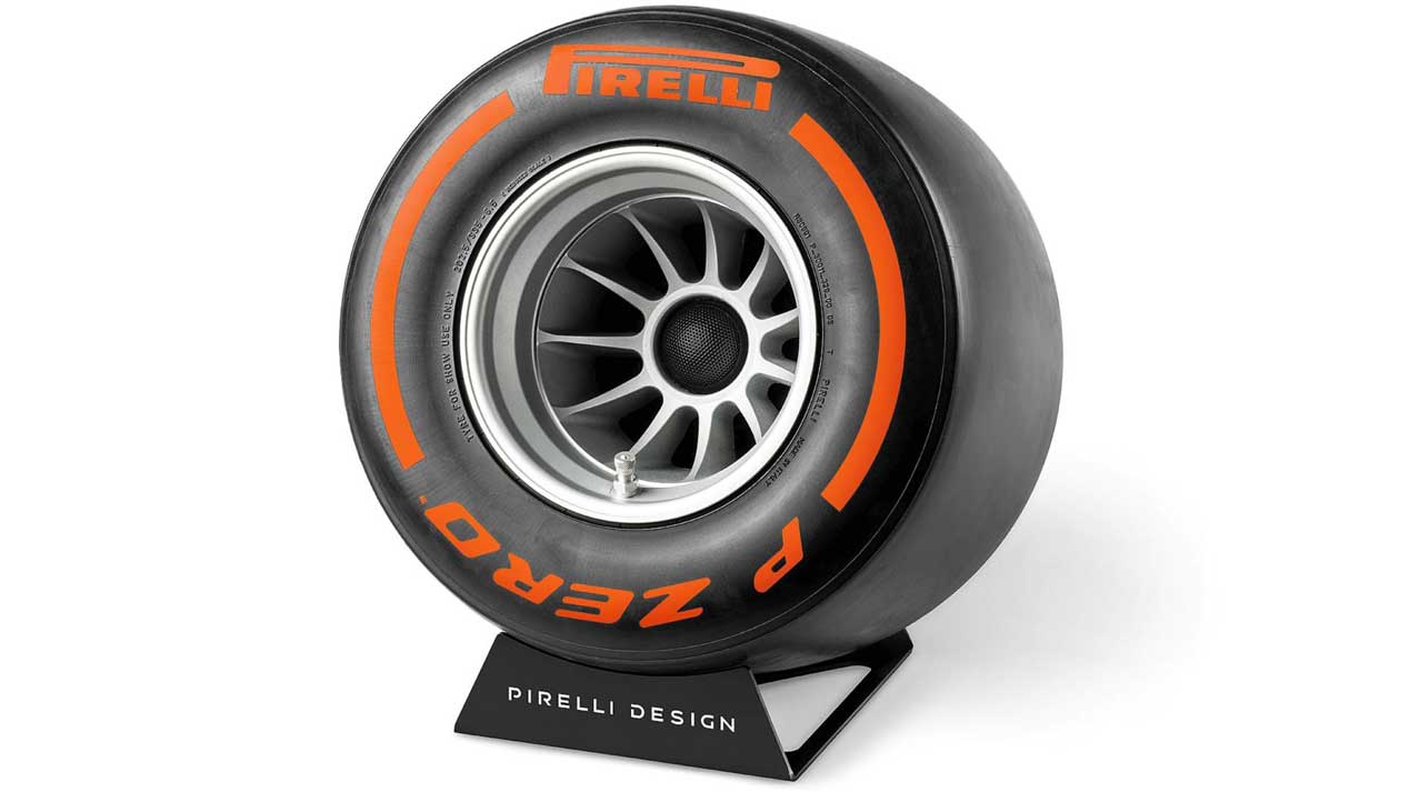 ¿Una rueda de F1 en tu casa? Sí, con función de altavoz