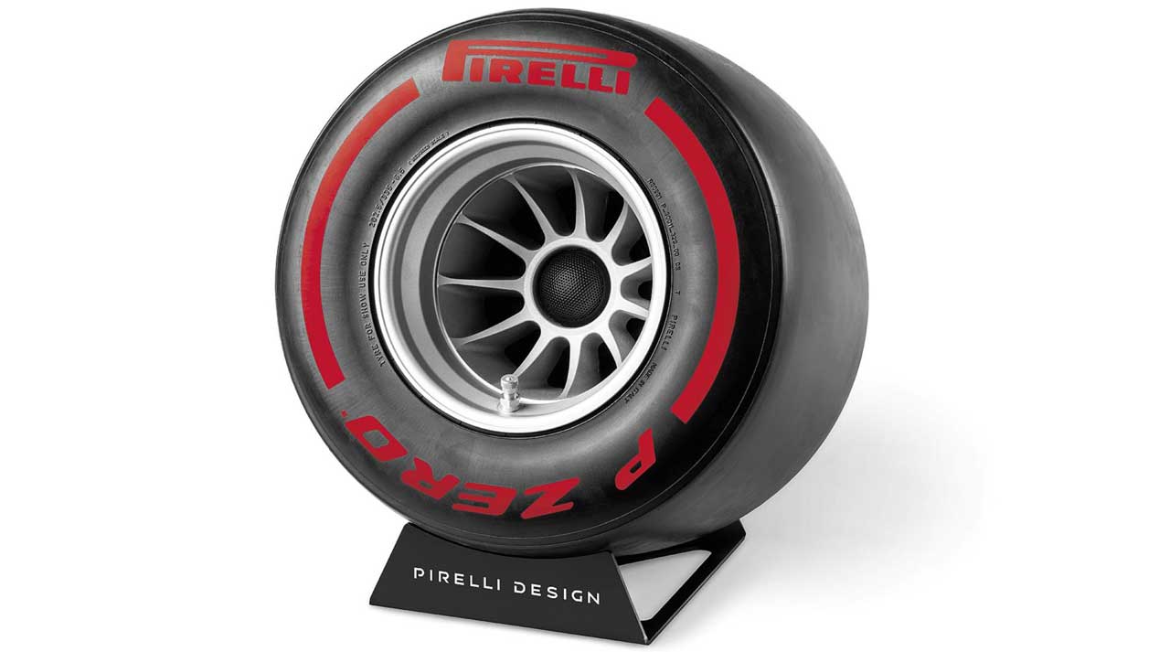 ¿Una rueda de F1 en tu casa? Sí, con función de altavoz