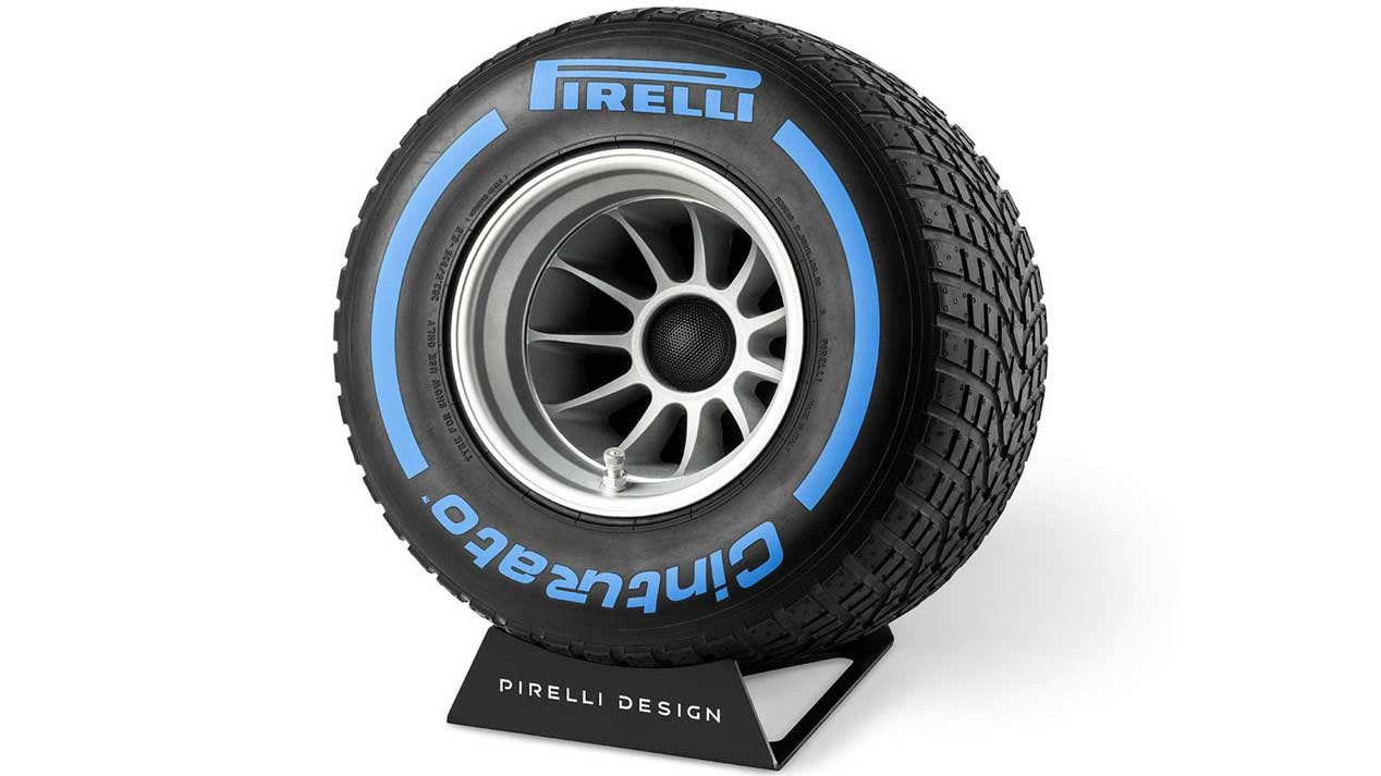¿Una rueda de F1 en tu casa? Sí, con función de altavoz