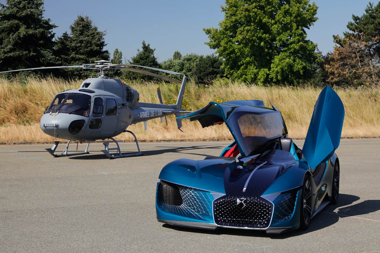 DS X E-Tense: dos coches en uno