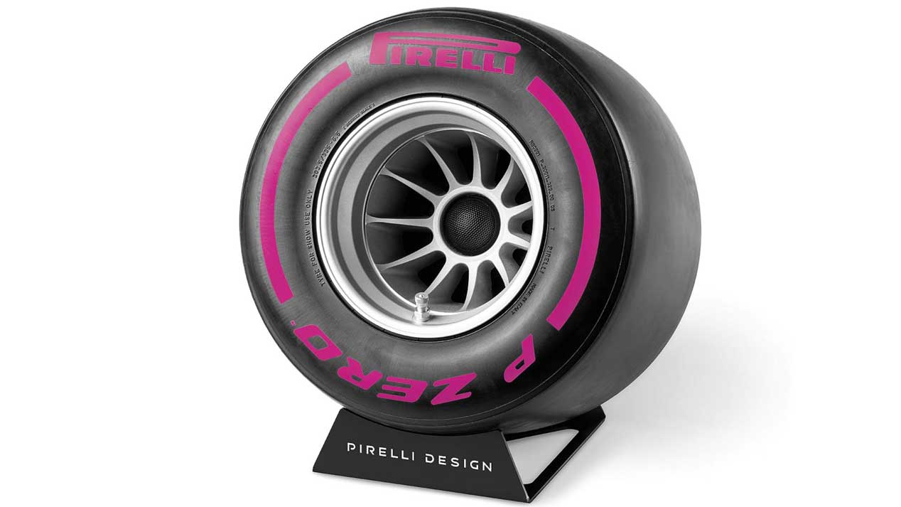 ¿Una rueda de F1 en tu casa? Sí, con función de altavoz