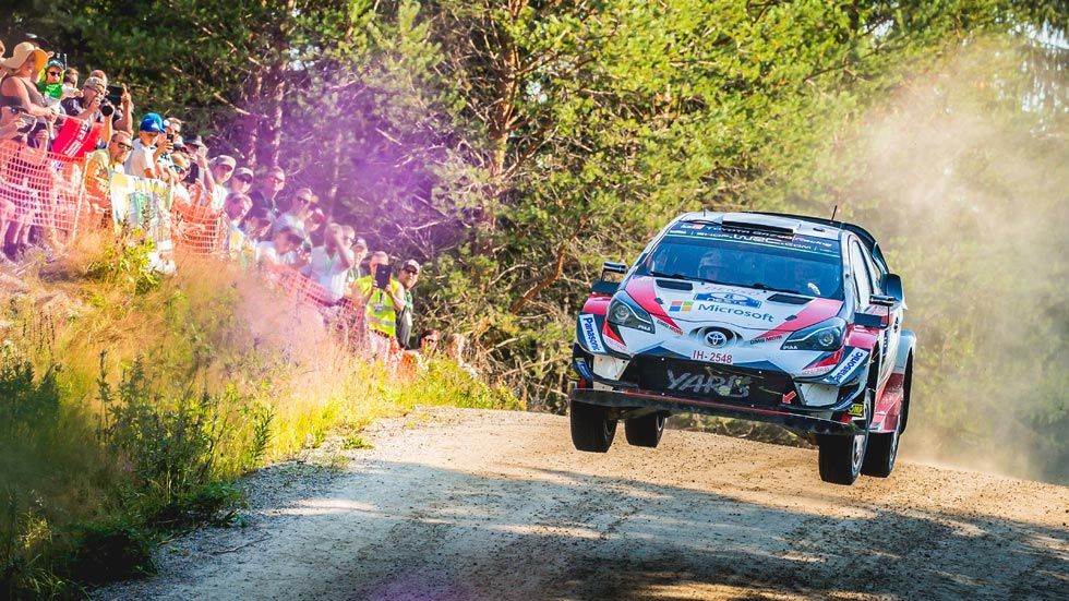 Ott Tänak (Toyota), ganador del Rally de Finlandia 2018