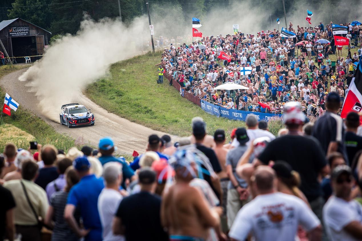 Las mejores fotos del Rally de Finlandia 2018
