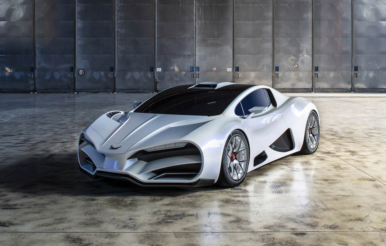 Milan Red, el hiperdeportivo austríaco "anti Bugatti Chiron"