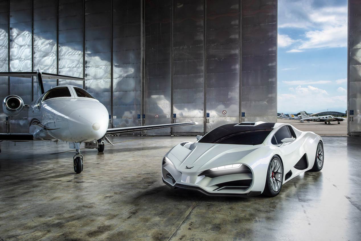 Milan Red, el hiperdeportivo austríaco "anti Bugatti Chiron"