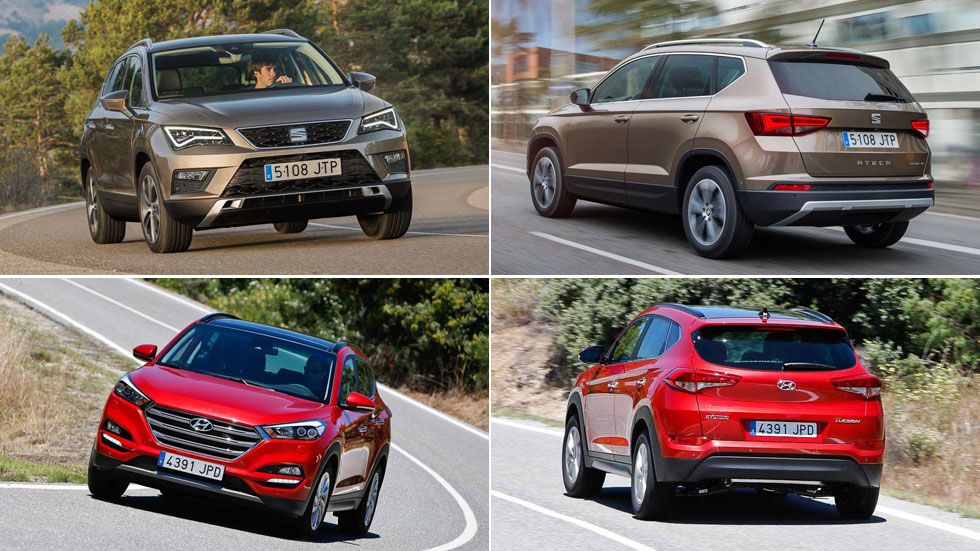¿Te gustan los SUV? Los Hyundai Tucson y Seat Ateca, por menos de 18.000 euros