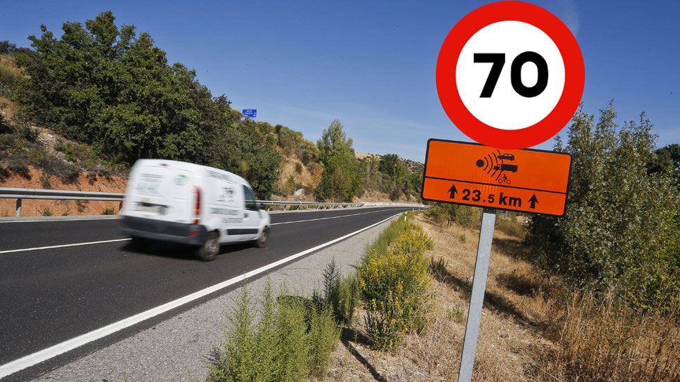 Limitar las secundarias a 70 km/h: ¿en estudio por la DGT? 