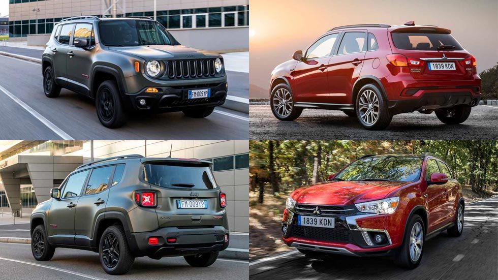 Jeep Renegade y Mitsubishi ASX: nuevos SUV, por menos de 15.000 euros