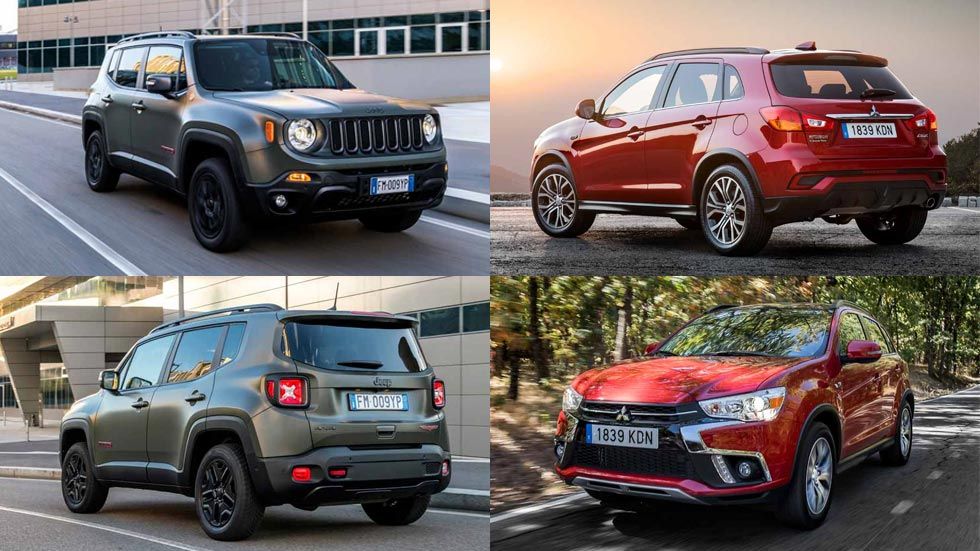 Jeep Renegade y Mitsubishi ASX nuevos SUV, por menos de