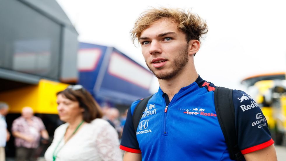 Pierre Gasly a Red Bull en 2019