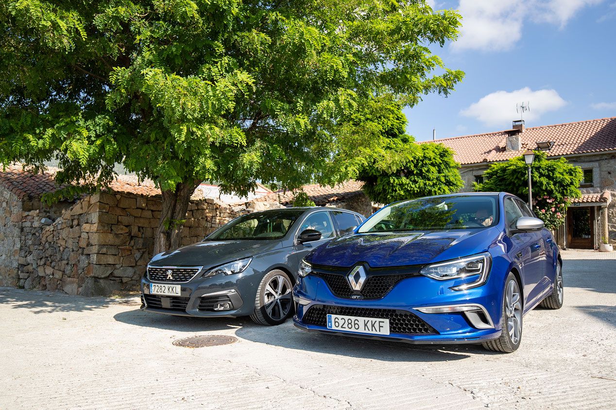 Comparativa Peugeot 308 GT 1.6 Puretech vs Renault Mégane GT 1.6 Tce