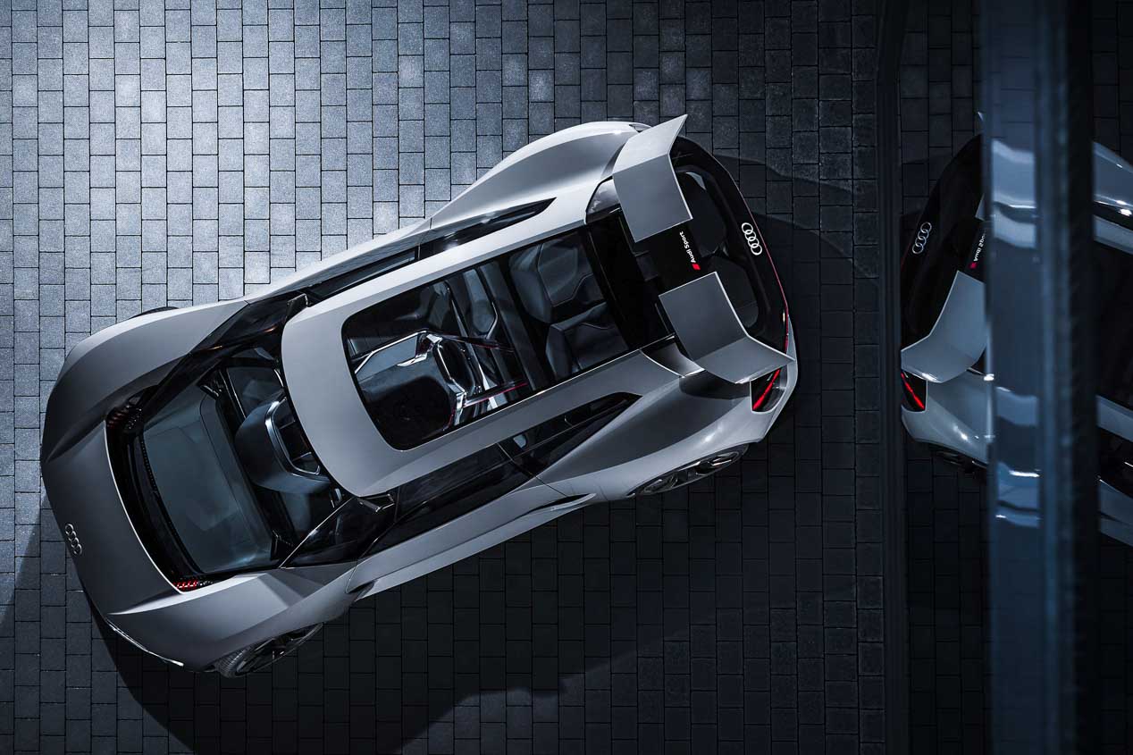 Audi PB18 e-tron  y Lamborghini Aventador SVJ, en imágenes