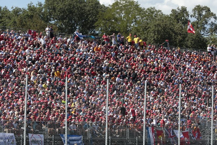 Una de las gradas de Monza el año pasado