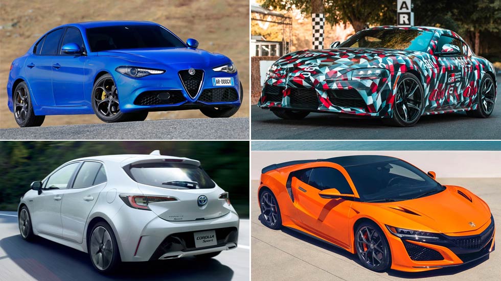 Coches que vuelven: Toyota Corolla, Hyundai Tucson, Alfa Giulia, Honda NSX...